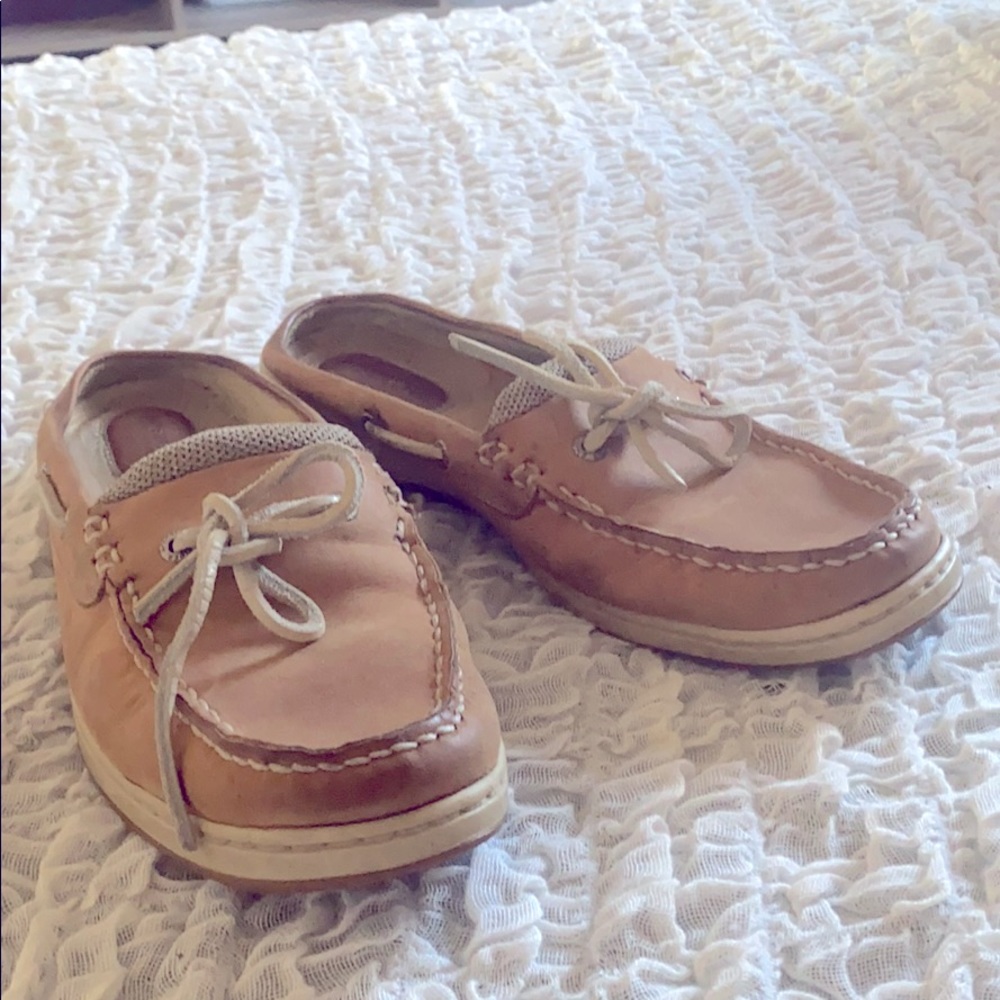 Sperry slip-on backless boat shoes